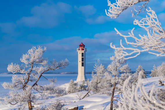 Исторические световые маяки Финского залива