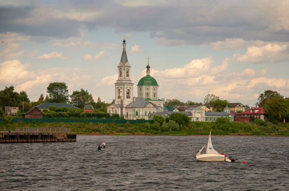 View of the city of Tver. Our days.